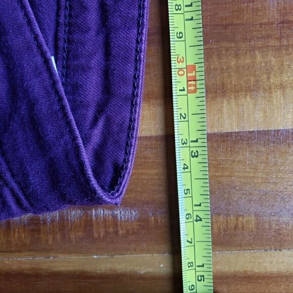 AG Adriano Goldschmied The Stevie Ankle Slim Straight Leg Purple Size 26R - Picture 10 of 15